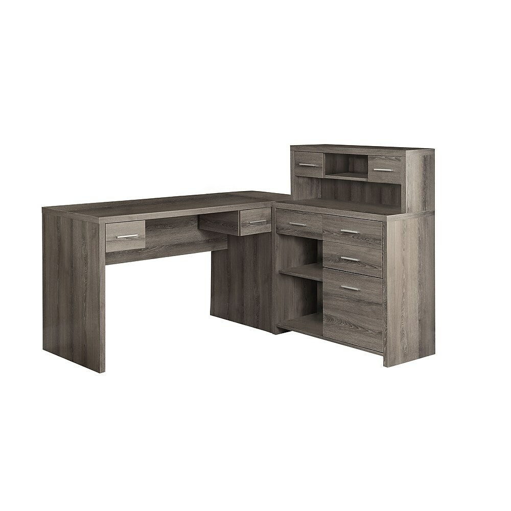 wood look desk