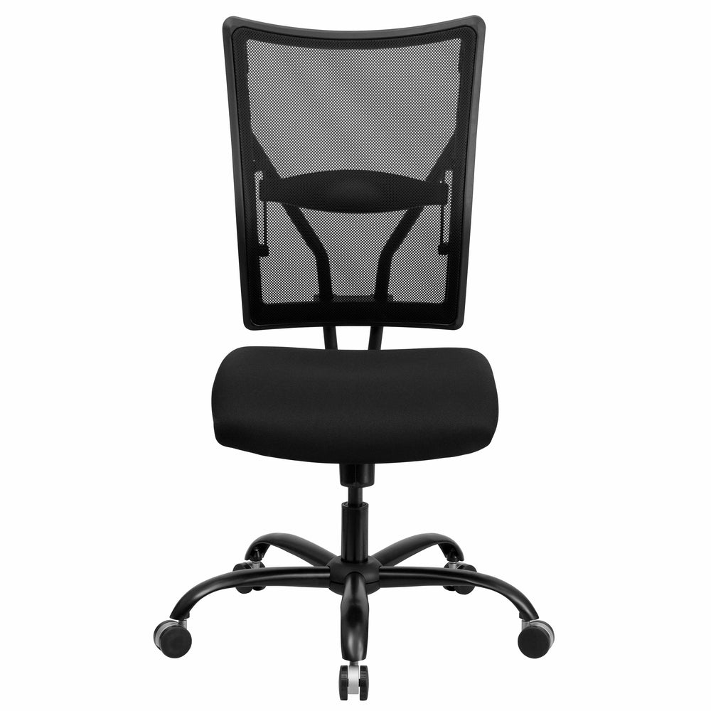 Image of Flash Furniture HERCULES Series Big & Tall Black Mesh Executive Swivel Chair