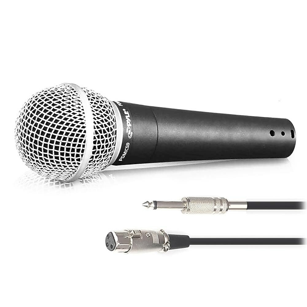 Image of Pyle Pro Dynamic Handheld Microphone with Built-in Pop Filter (PDMIC58)