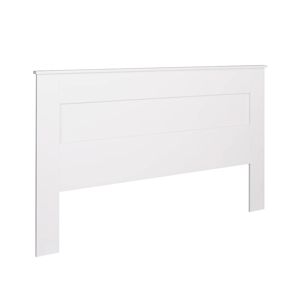 Image of Prepac WHFK-1301-1 Flat Panel Headboard - King Size - White