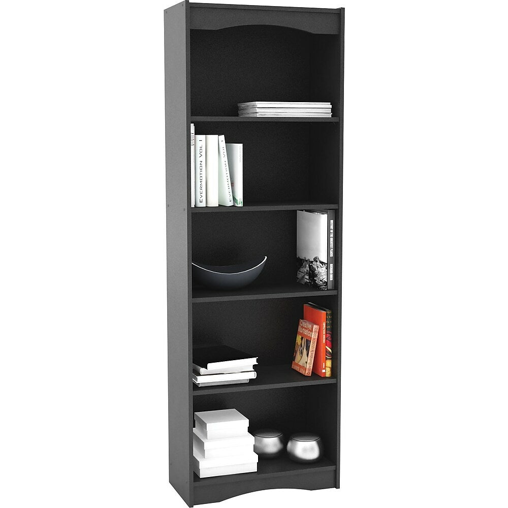 Image of Sonax Hawthorn Collection 72' Tall Bookcase, Midnight Black