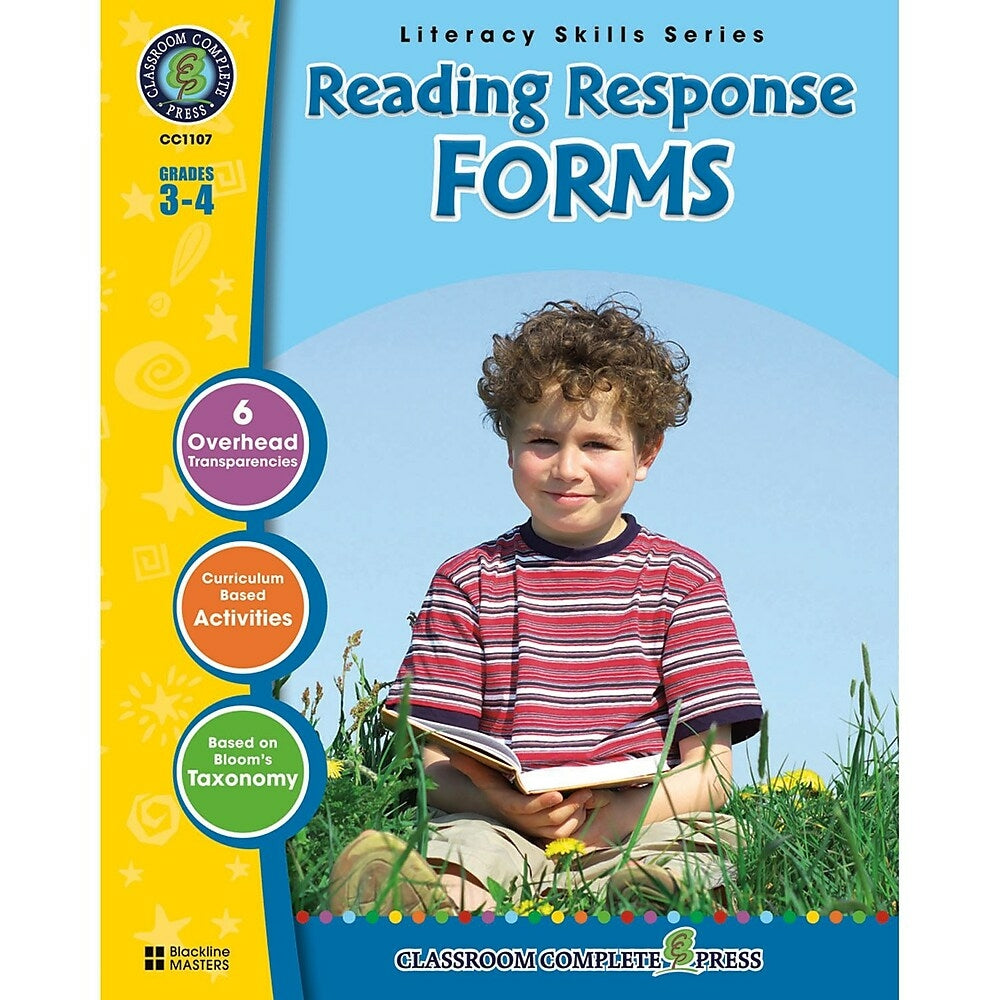 Image of Classroom Complete Press Reading Response Forms Book, Grade 3 - 4 (CCP1107)