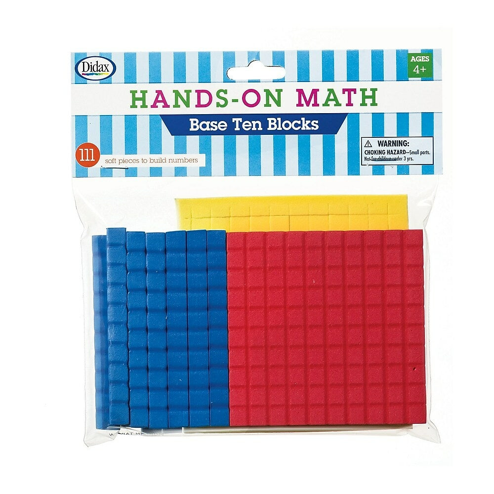 Image of Didax Hands-On Math Foam Ten Base Blocks, 333 Pack (DD-211431)