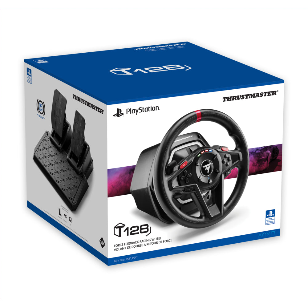 Image of Thrustmaster T128 P Racing Wheel - PS4/PS5/PC, Black