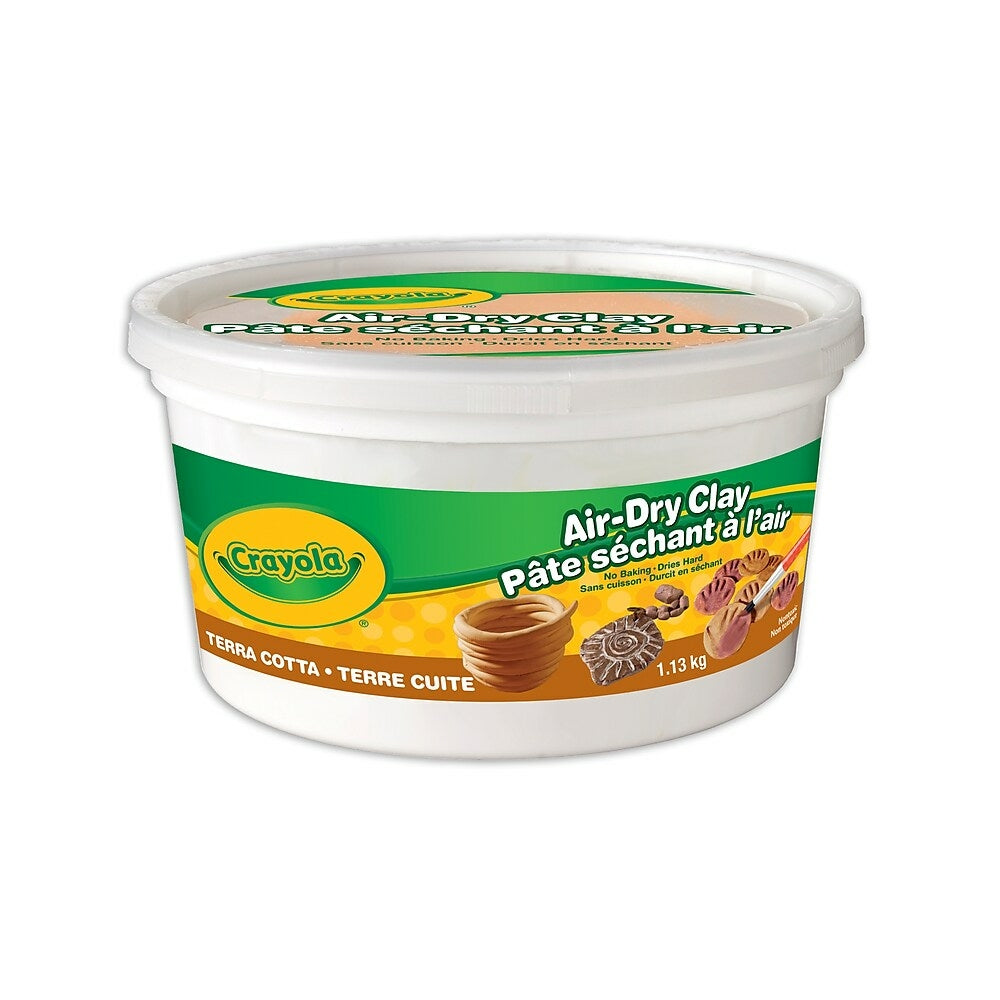 Image of Crayola Terra Cotta Air Dry Clay