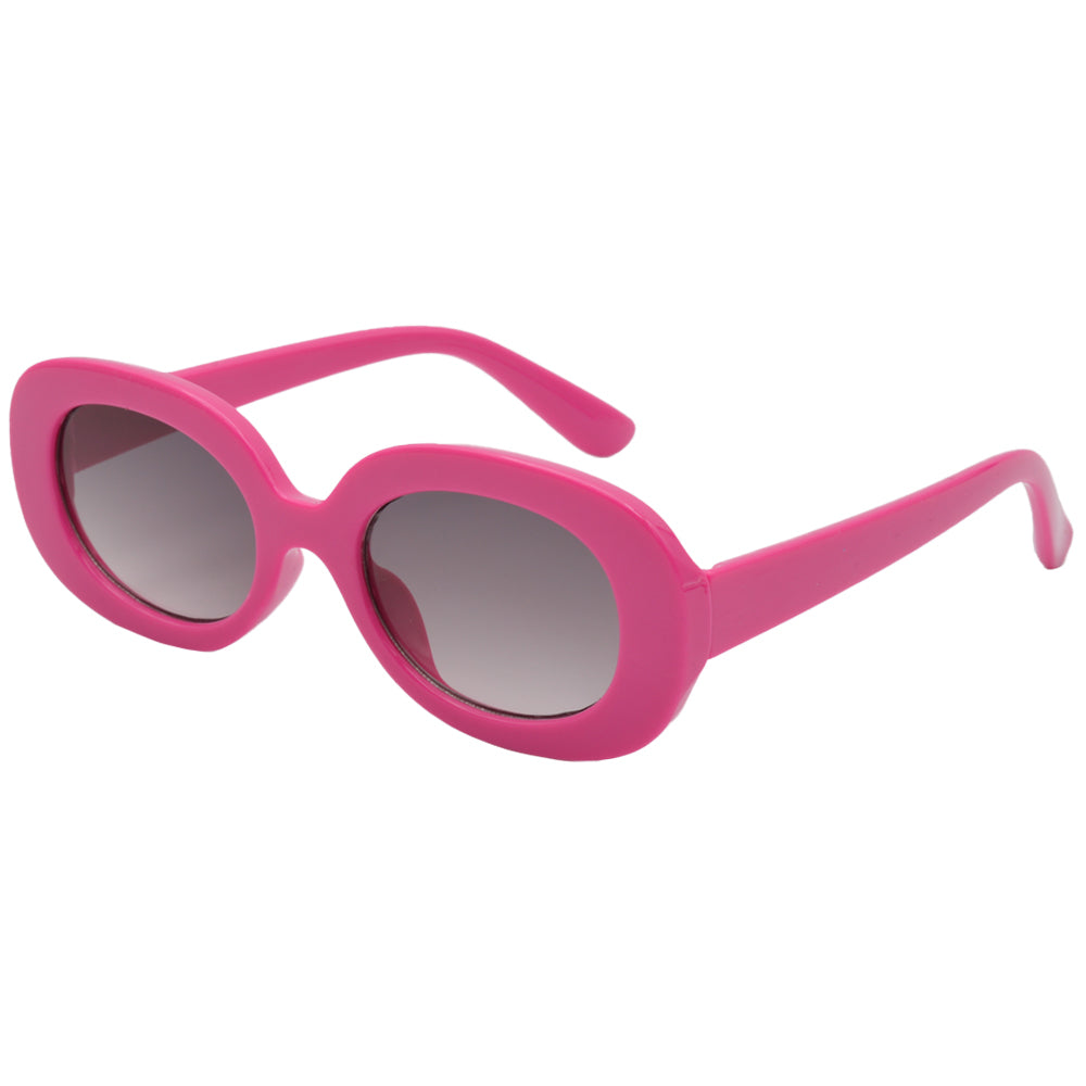 Image of Gry Mattr 3+ Kids Sunglasses - Plastic - Oval Lola, Pink