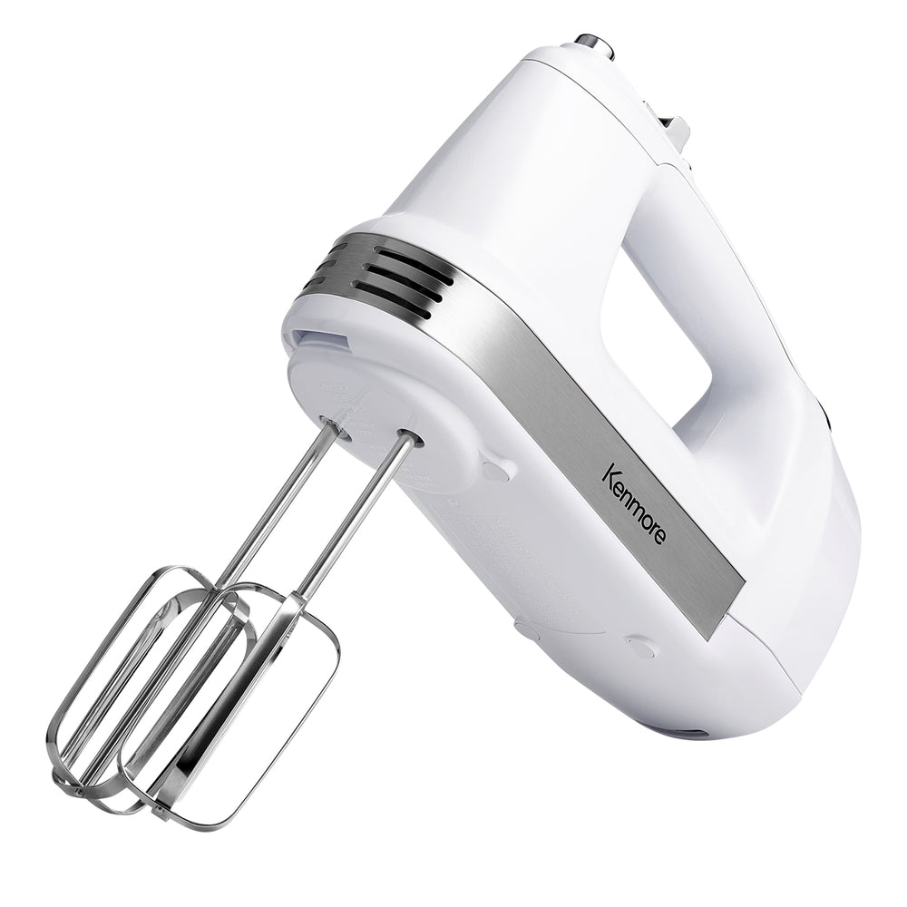 Image of Kenmore 5-Speed Hand Mixer/Beater/Blender with Burst Control, White
