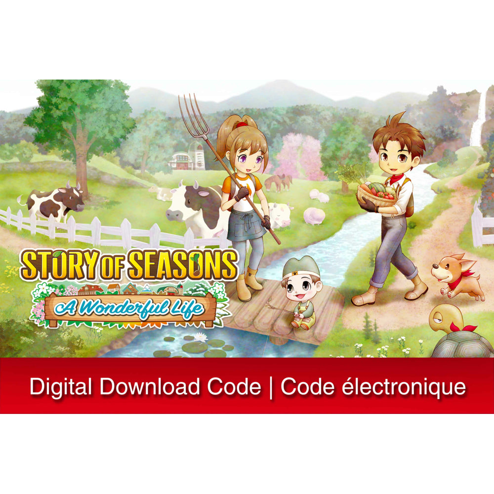 Image of Story Of Seasons: A Wonderful Life - Nintendo Switch [Digital Code], Multicolour_75587