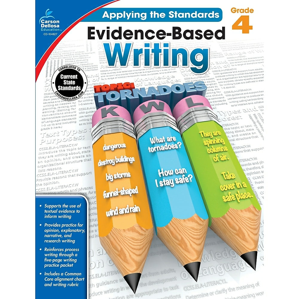 Image of eBook: Carson Dellosa 104827-EB Evidence-Based Writing - Grade 4