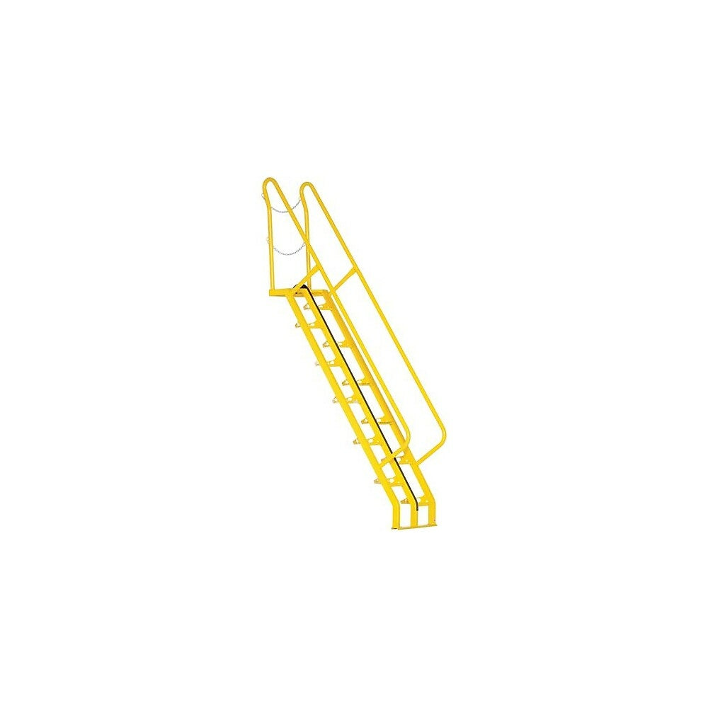 Image of Vestil Alternating-Tread Stairs, No. of Steps: 12 (ATS-7-56), Yellow