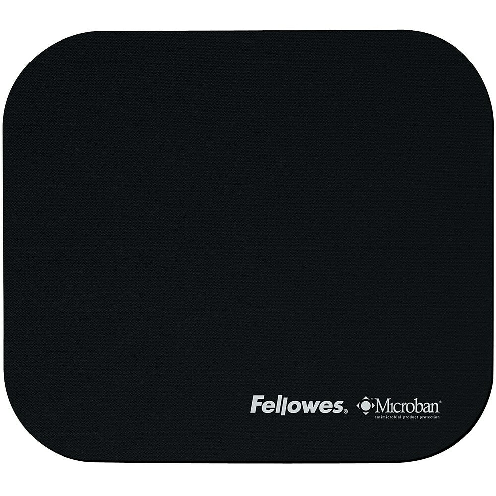 Image of Fellowes Microban Ultra Thin Mouse Pad - Black