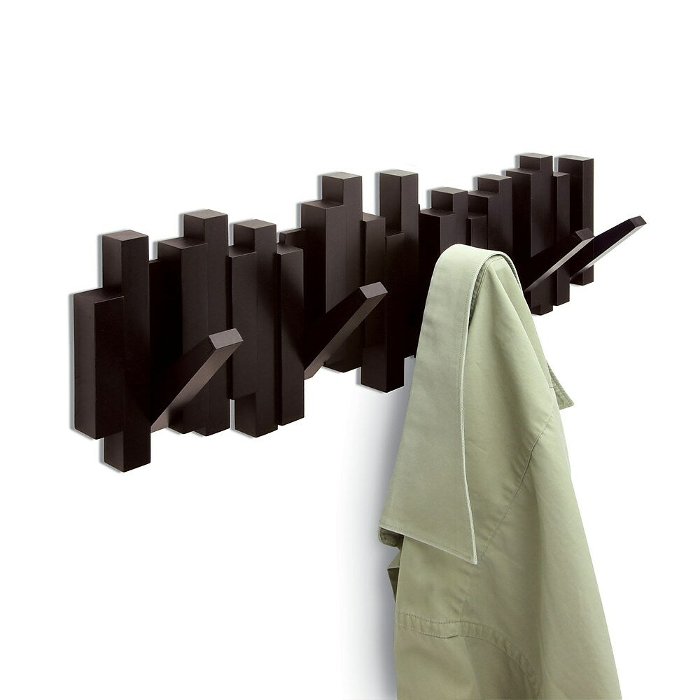 Image of Umbra Sticks Multi Hook, Espresso, Brown