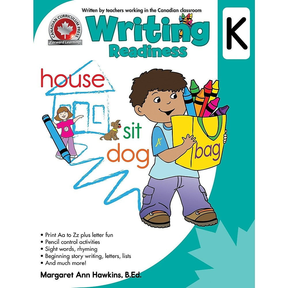 Image of Canadian Curriculum Press Writing Workbook - Grade Kindergarten