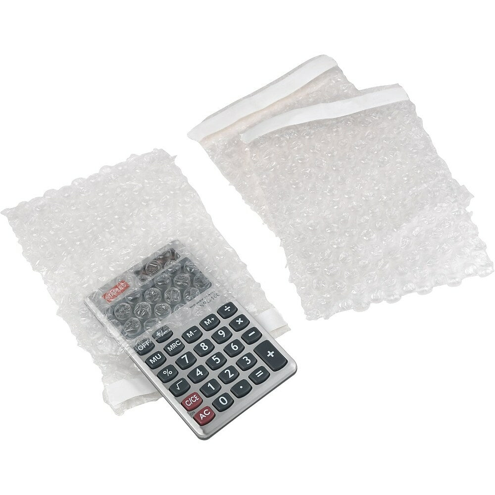 Image of Pull-Tape Bubble Bags, 4" x 7-1/2", 500 Pack