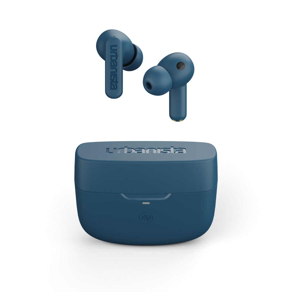 Image of Urbanista Atlanta True Wireless In-Ear Headphones with Hybrid ANC - Steel Blue