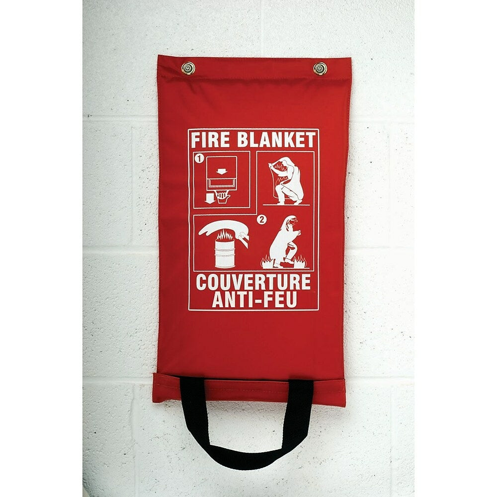 Image of Crownhill Fire Blanket in Hanging Pouch, 150 x 183cm