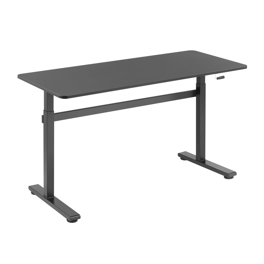 Image of Uplite Height Adjustable Sit-Stand Ergonomic Desk - Black