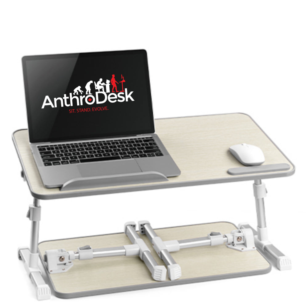 Image of AnthroDesk Adjustable Table Tray - Grey