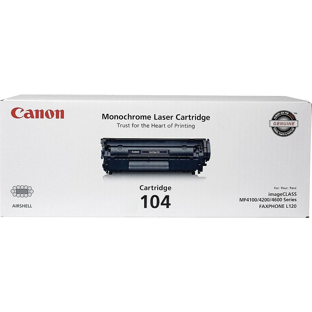 Image of Canon 104 Black Toner Cartridge