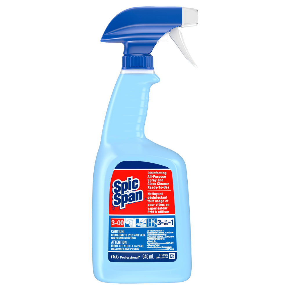 Image of Spic and Span Professional Disinfecting Ready-To-Use All-Purpose Spray and Glass Cleaner - 945 mL