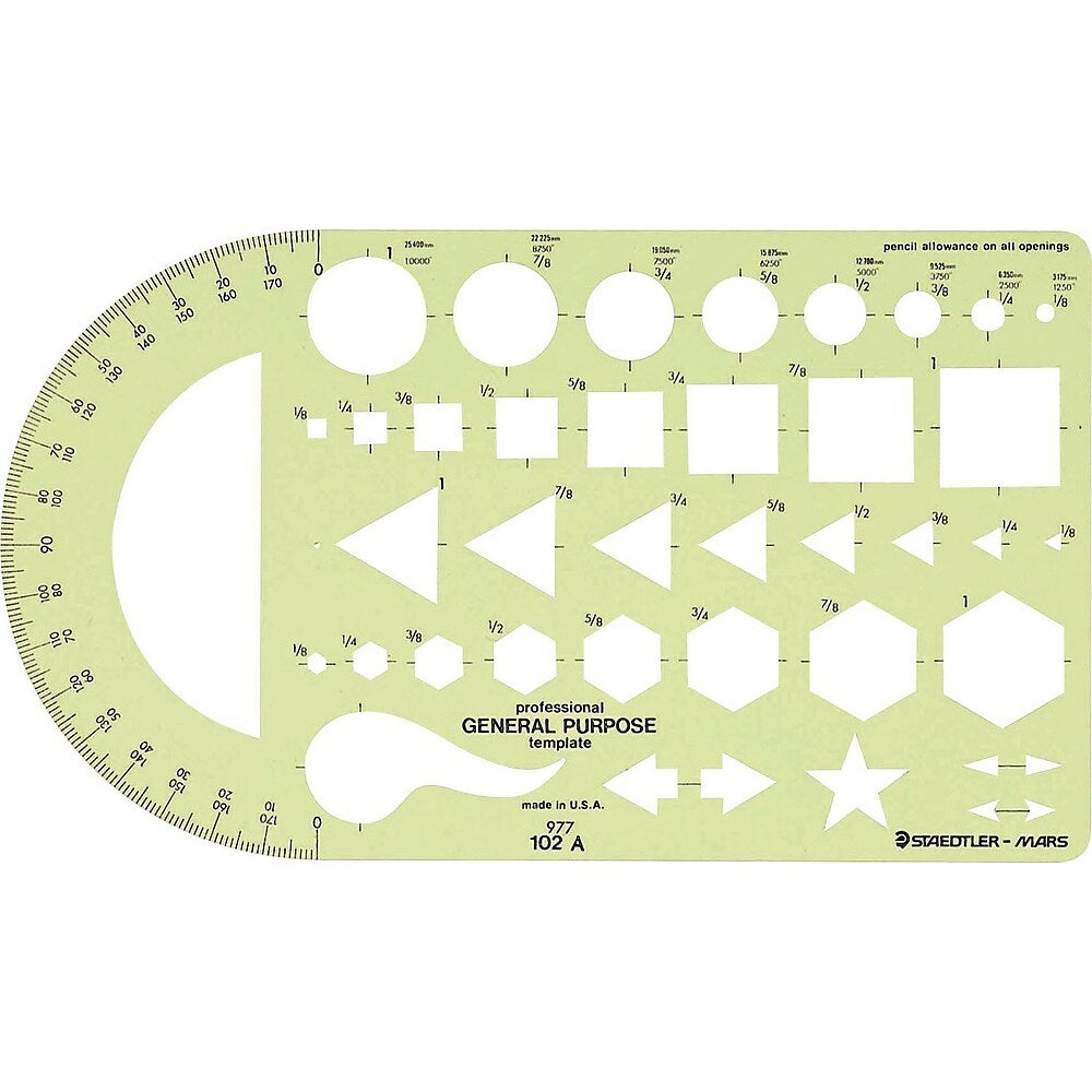 Image of Staedtler-Mars General Purpose Stencil Template