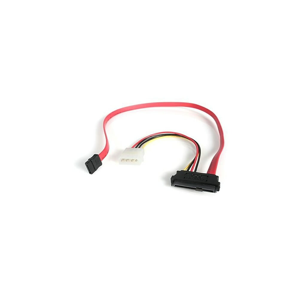 Image of StarTech 18in SAS 29 Pin to SATA Cable with LP4 Power