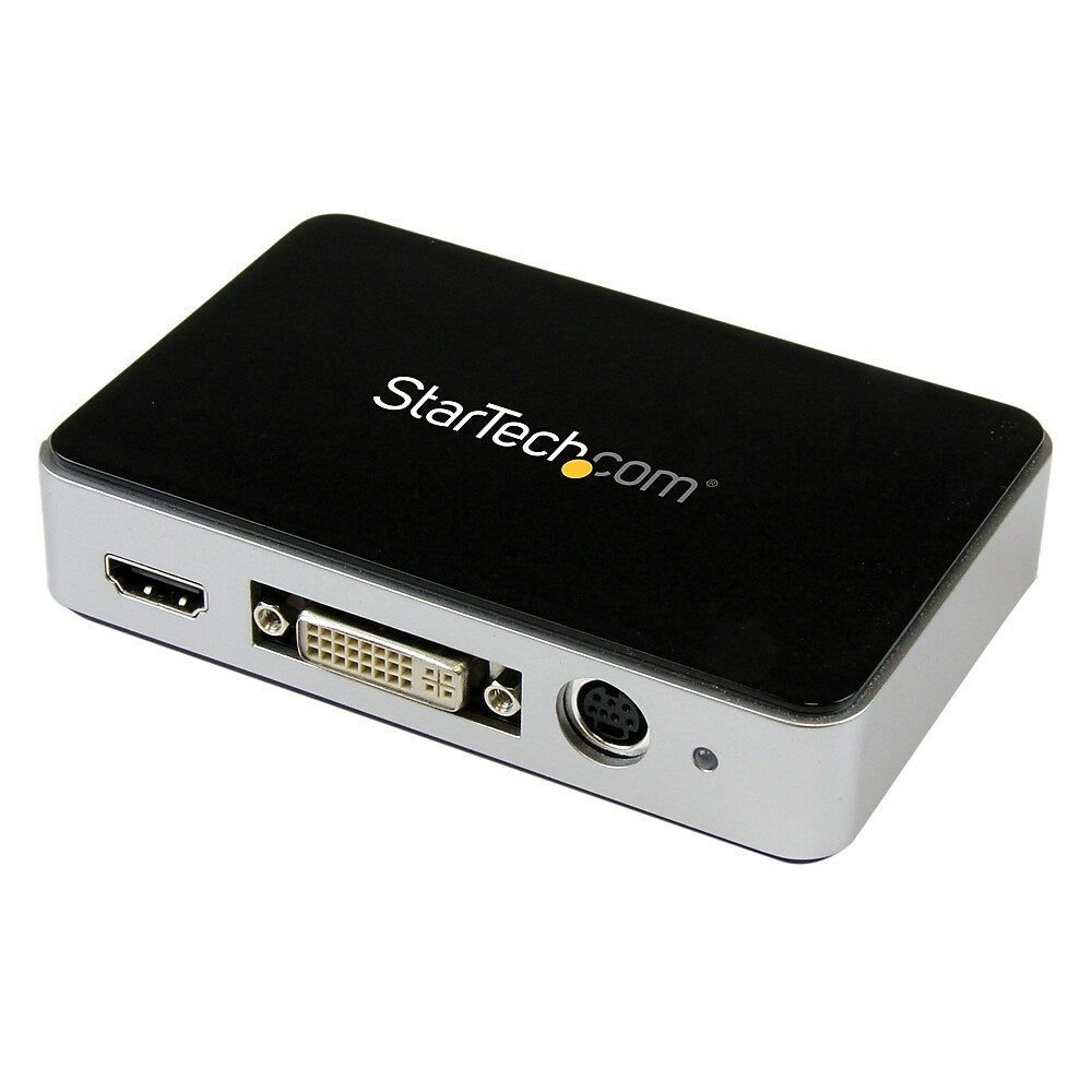 Image of StarTech USB 3.0 Video Capture Device, HDMI/DVI/VGA/Component Hd Video Recorder, 1080P 60Fps
