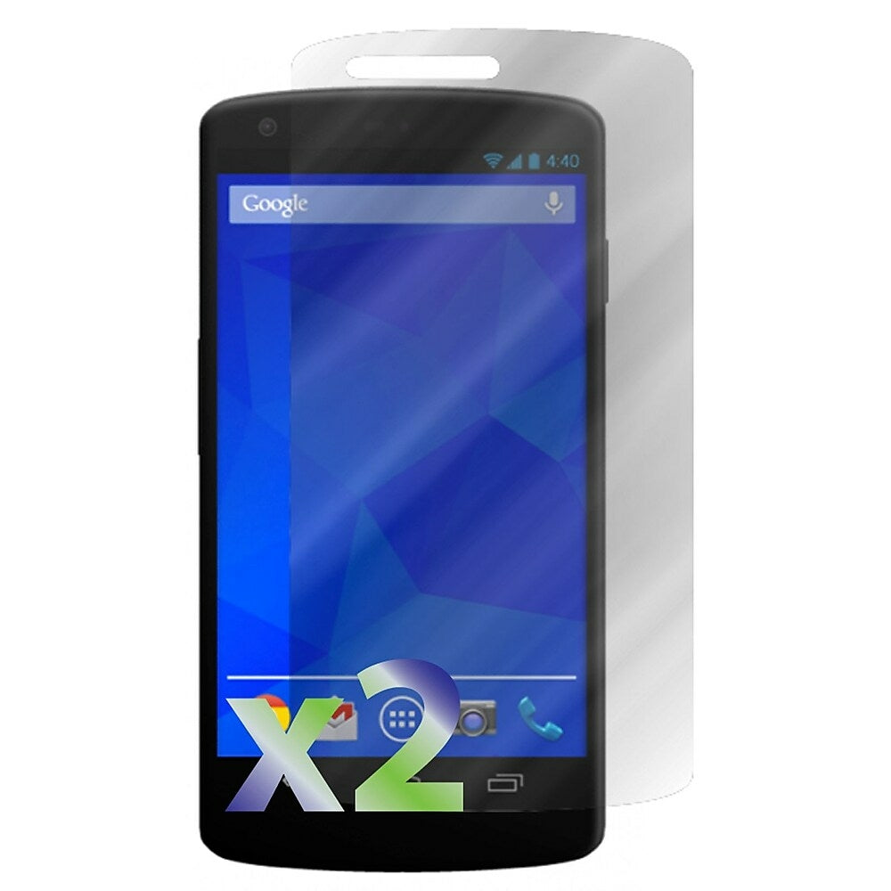 Image of Exian Google Nexus 5 Screen Protector, 2 Pieces, Clear