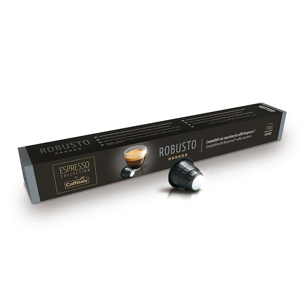 Image of Caffitaly Robusto Nespresso Compatible Capsules - 60 Pack