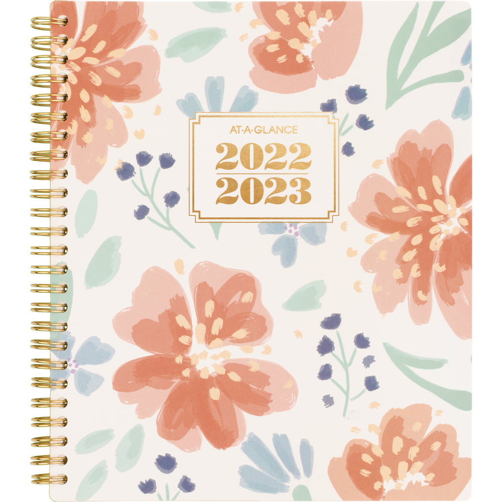 At-A-Glance 2022-2023 Badge Weekly/Monthly Planner - 6-7/8 X 8-3/4 -  Floral - Bilingual | Staples.ca