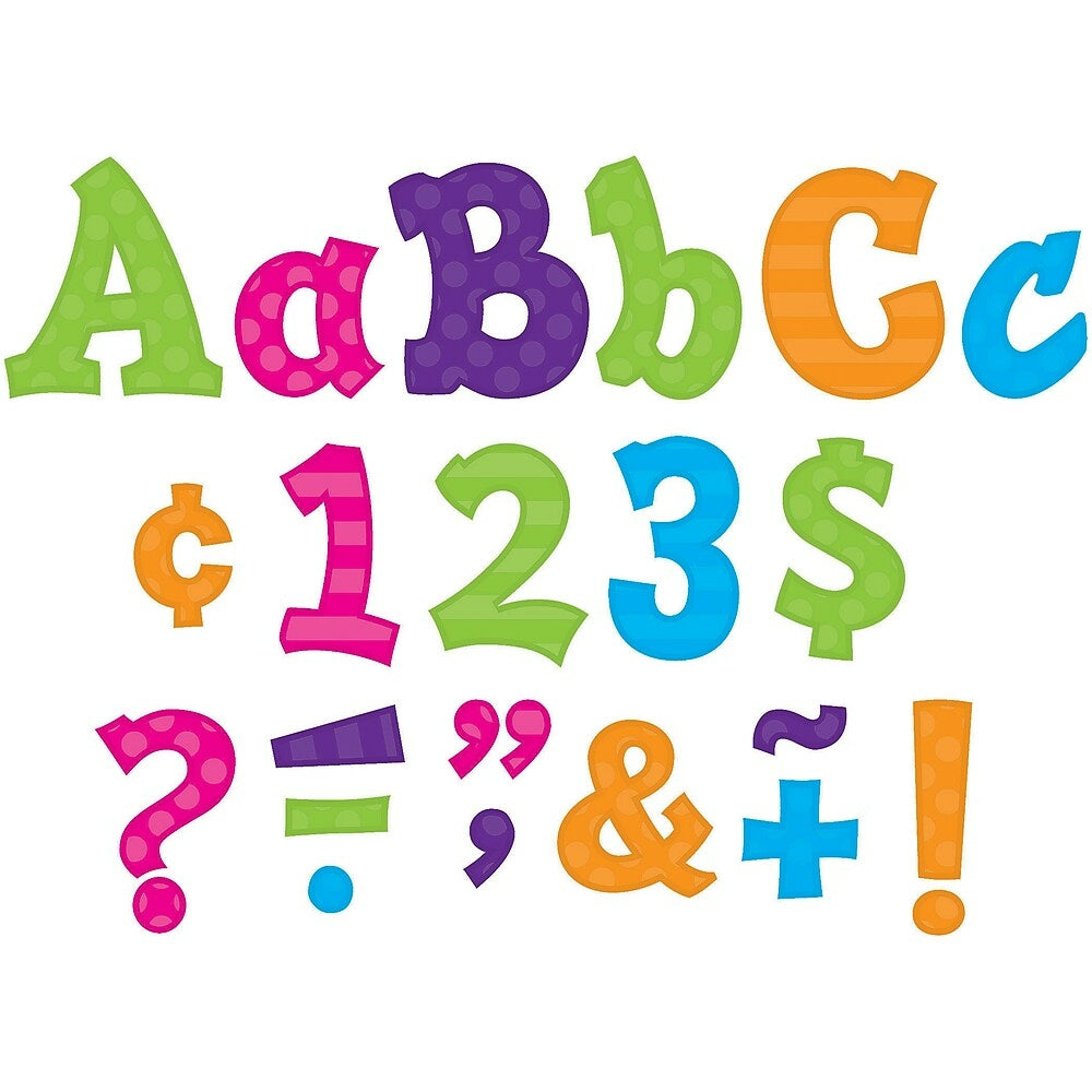 Image of Teacher Created Resources Multi Bright Sassy Solids 5" Letters, 714 Pack, 238 Pack