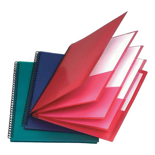 Colorful Certificate Binder 8.5x11 - (), Poly Presentation Book 1