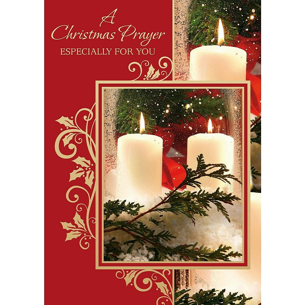 Image of Christmas Prayer, Candles, 12 Pack