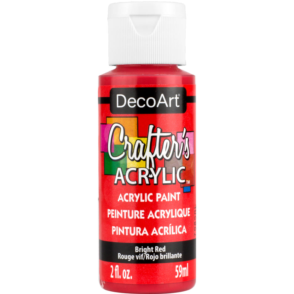 Image of DecoArt 2oz Crafters Acrylic Paint - Bright Red