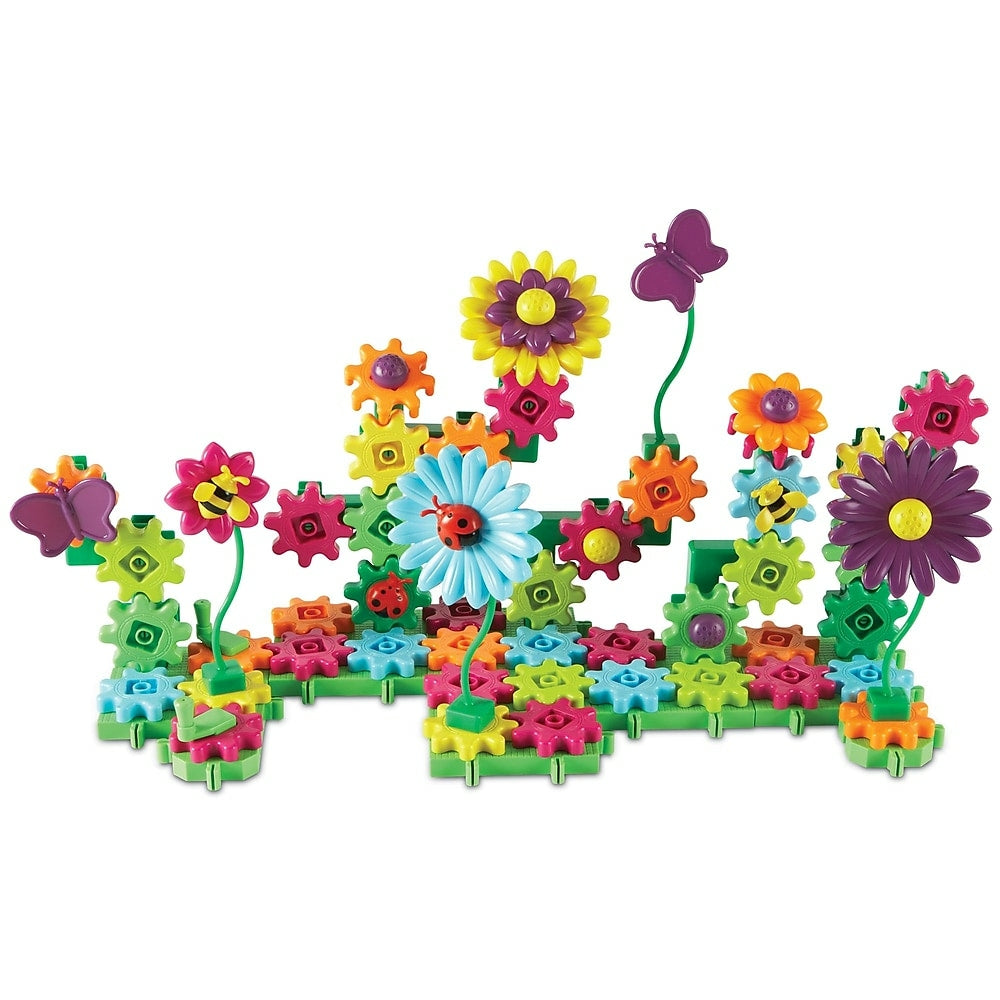 Image of Learning Resources Gears Gears Gears Build & Bloom Building Set (LER9214-D)