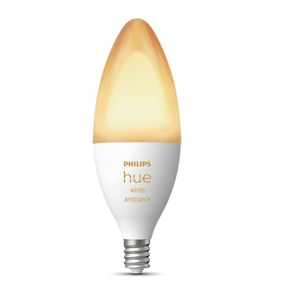 Image of Philips Hue White AmbianceE12 Bulb with Bluetooth