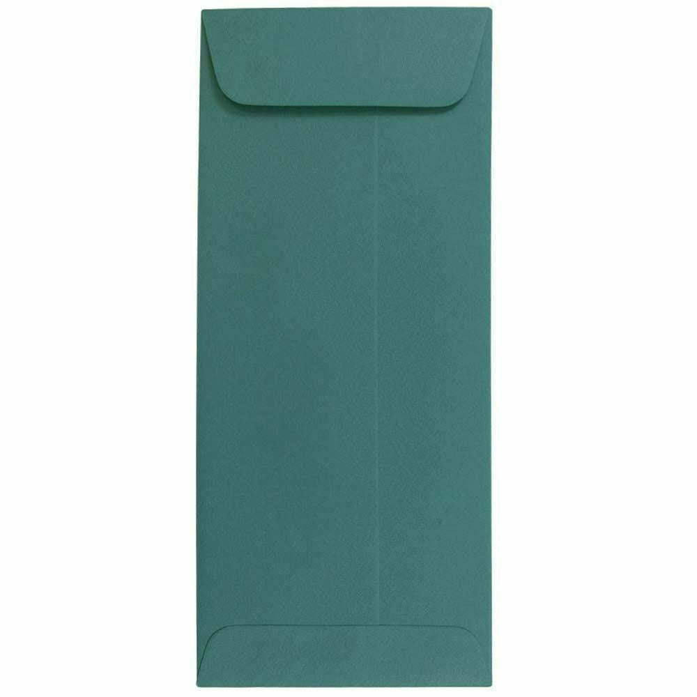 Image of JAM Paper #10 Policy Business Envelopes - 4.125" x 9.5" - Teal - 25 Pack
