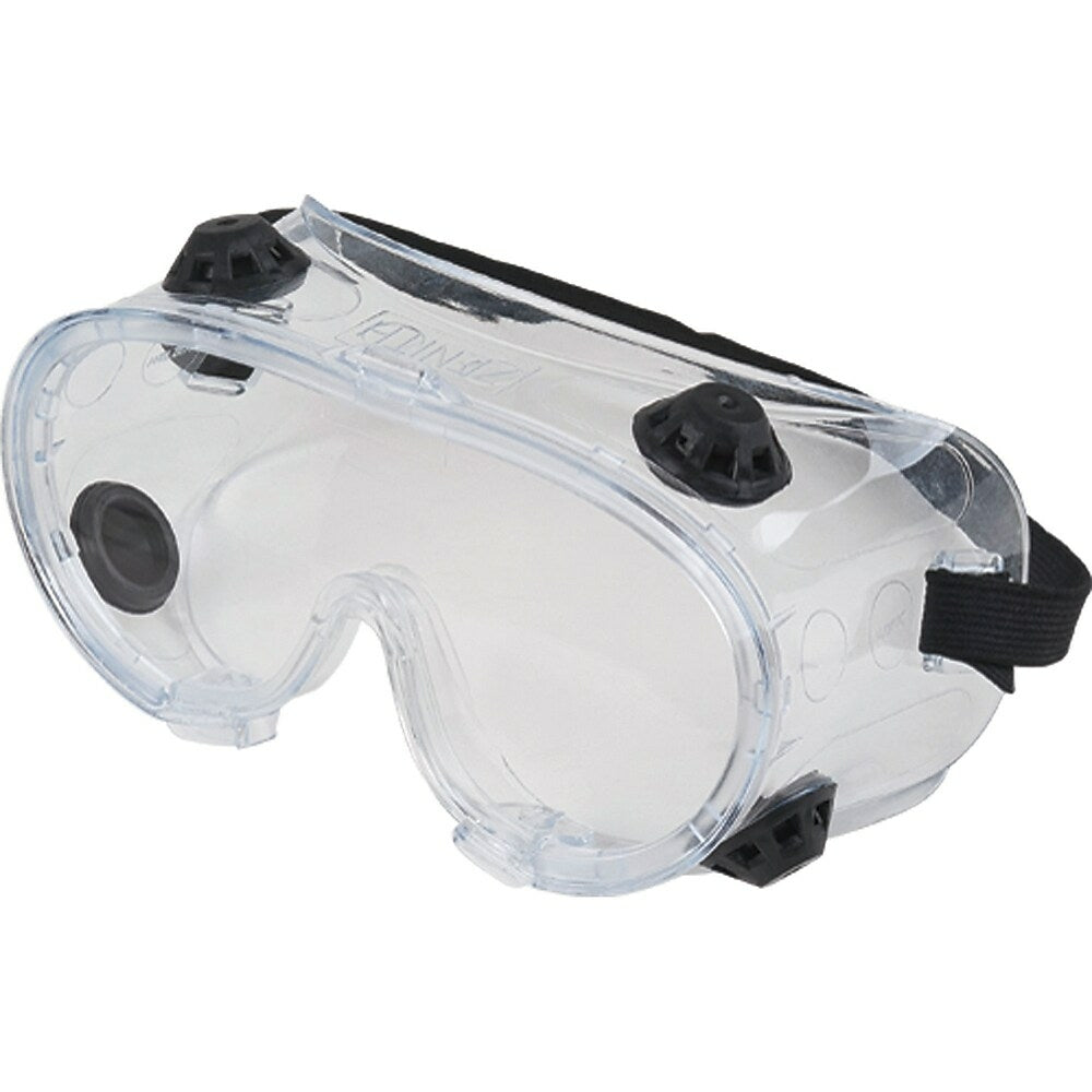 Image of Zenith Safety Z300 Safety Goggles, Clear Tint, Anti-Scratch, Elastic Band - 12 Pack