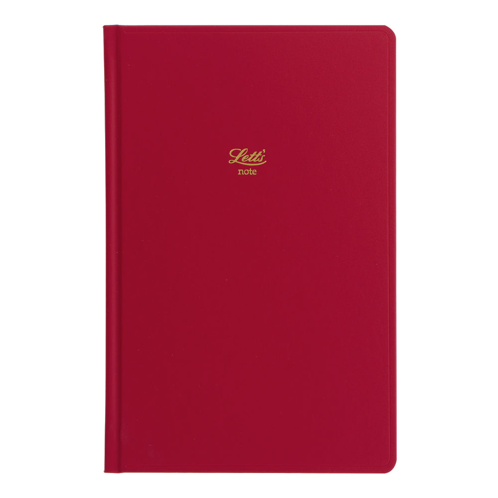 Image of Letts Icon Note Notebook - 7 5/8" x 5" - Red