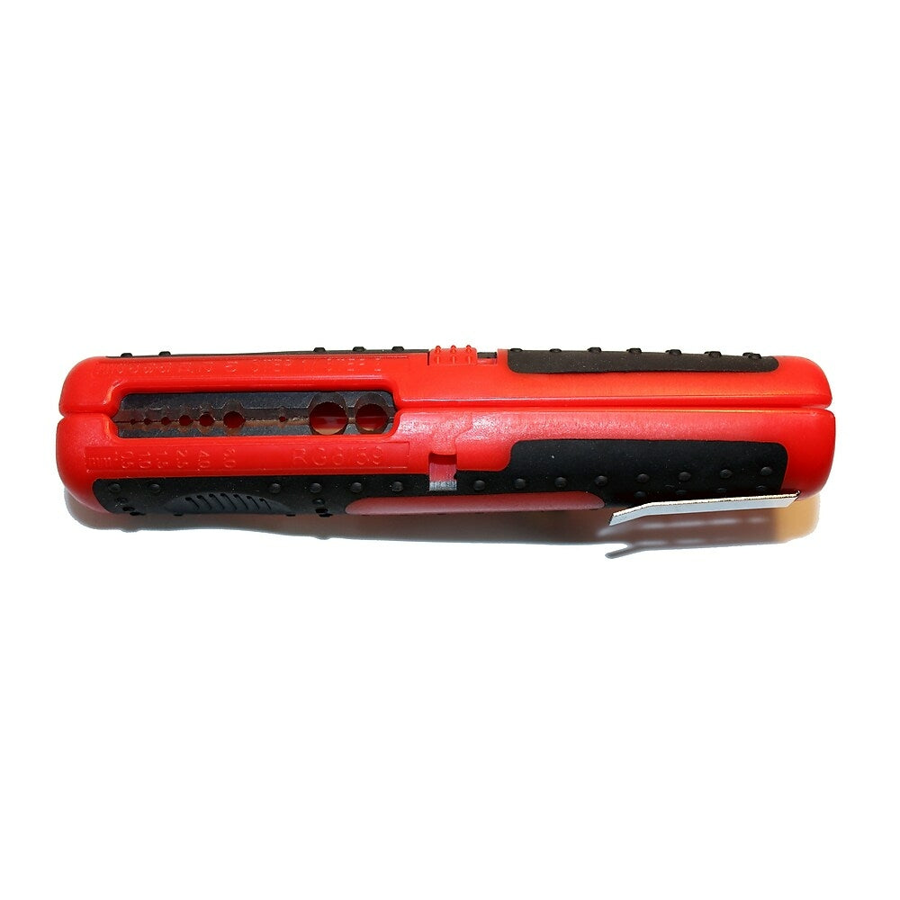 Image of HVTools Wire Stripper, 8" x 4" x 2", Red