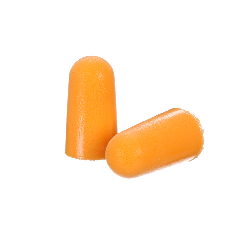 Image of 3M Foam Earplugs - 1100 - Orange - 200 Pack