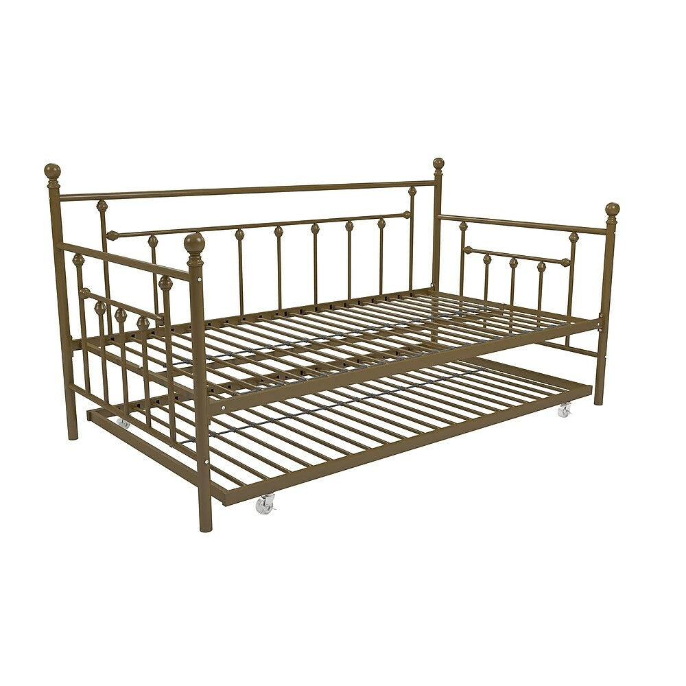 Image of DHP Manila Twin Daybed with trundle - Gold