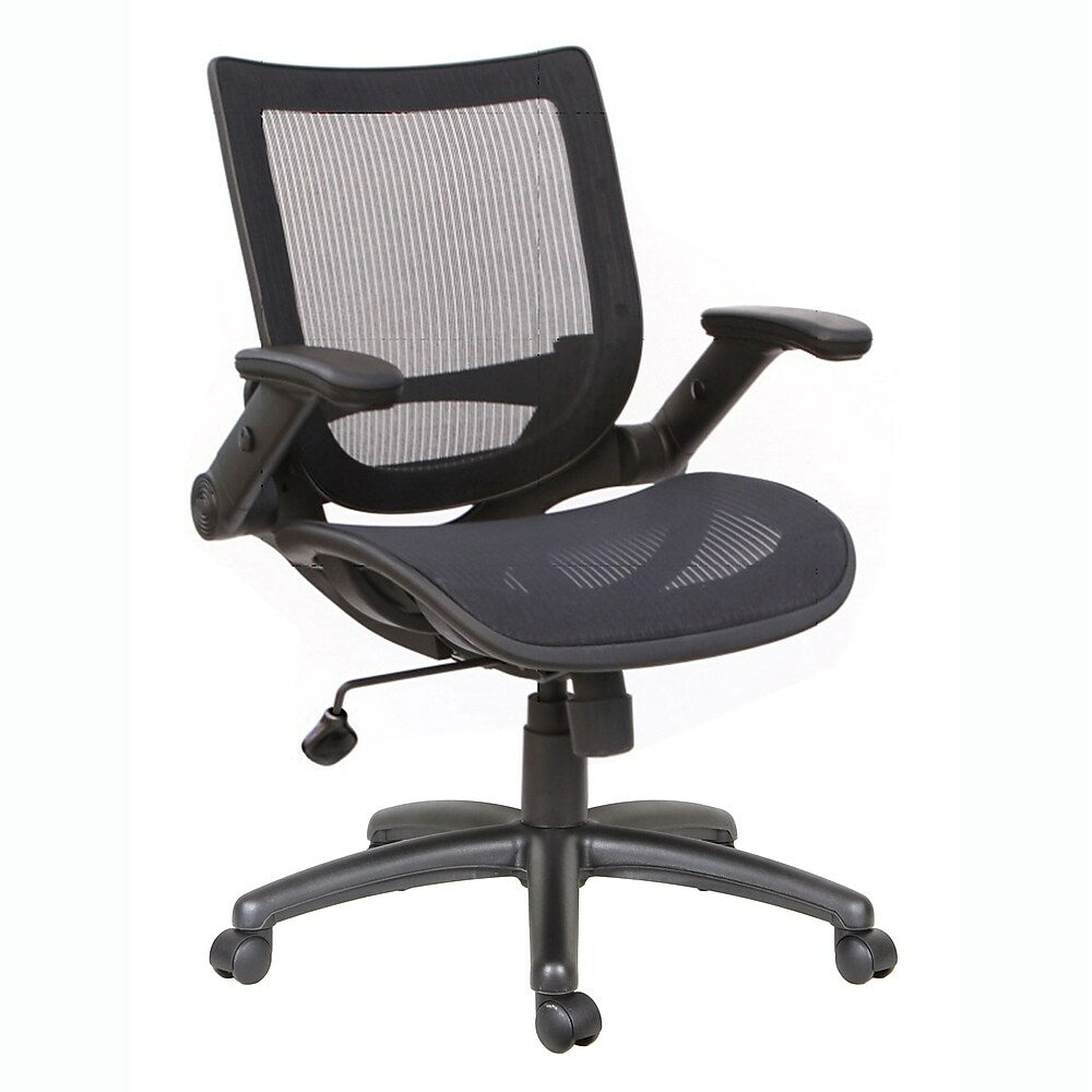 Image of TygerClaw Mid Back Mesh Office Chair (TYFC2317), Black