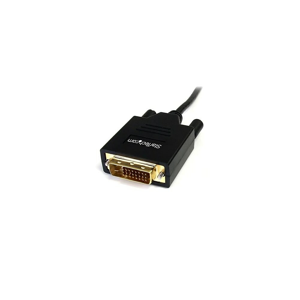 Image of StarTech 6 ft Mini DisplayPort to DVI Cable, M/M, Black