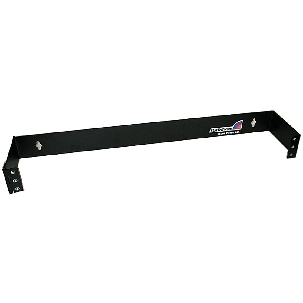 Image of StarTech 1U 19in Hinged Wall Mounting Bracket for Patch Panels