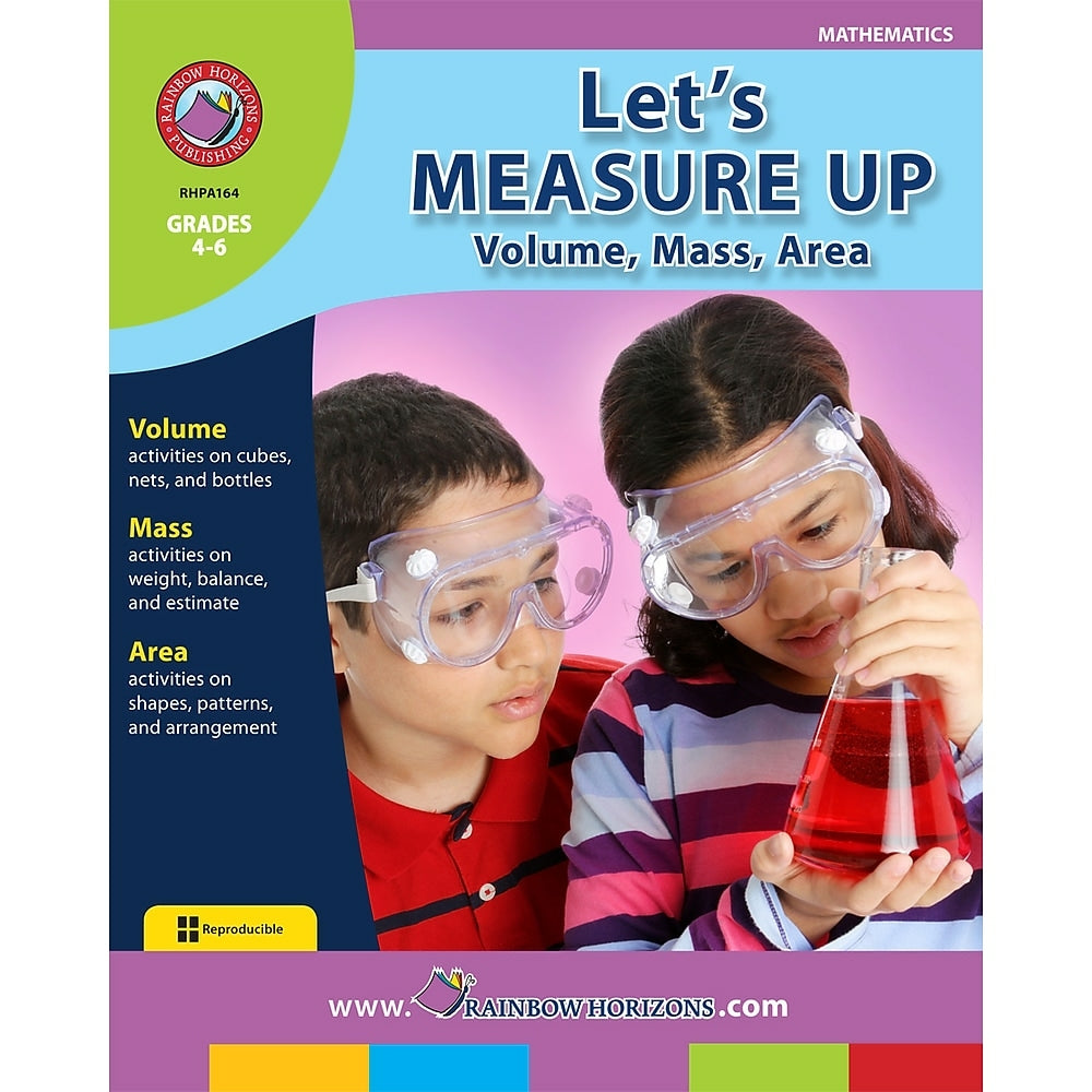 Image of eBook: Let's Measure Up: Volume, Mass, Area - (PDF version - 1-User Download) - ISBN 978-1-55319-161-2 - Grade 4 - 6