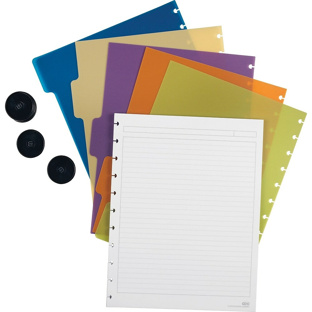 Image of Staples Arc Notebook System Accessory Kit - 8-1/2" x 11" - 50 Sheets