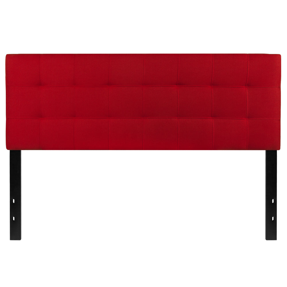 Image of Flash Furniture Bedford Tufted Upholstered Queen Size Headboard - Red Fabric