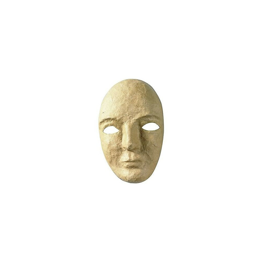 Image of Chenille Craft Paper Mache Mask, Natural, 6 Pack