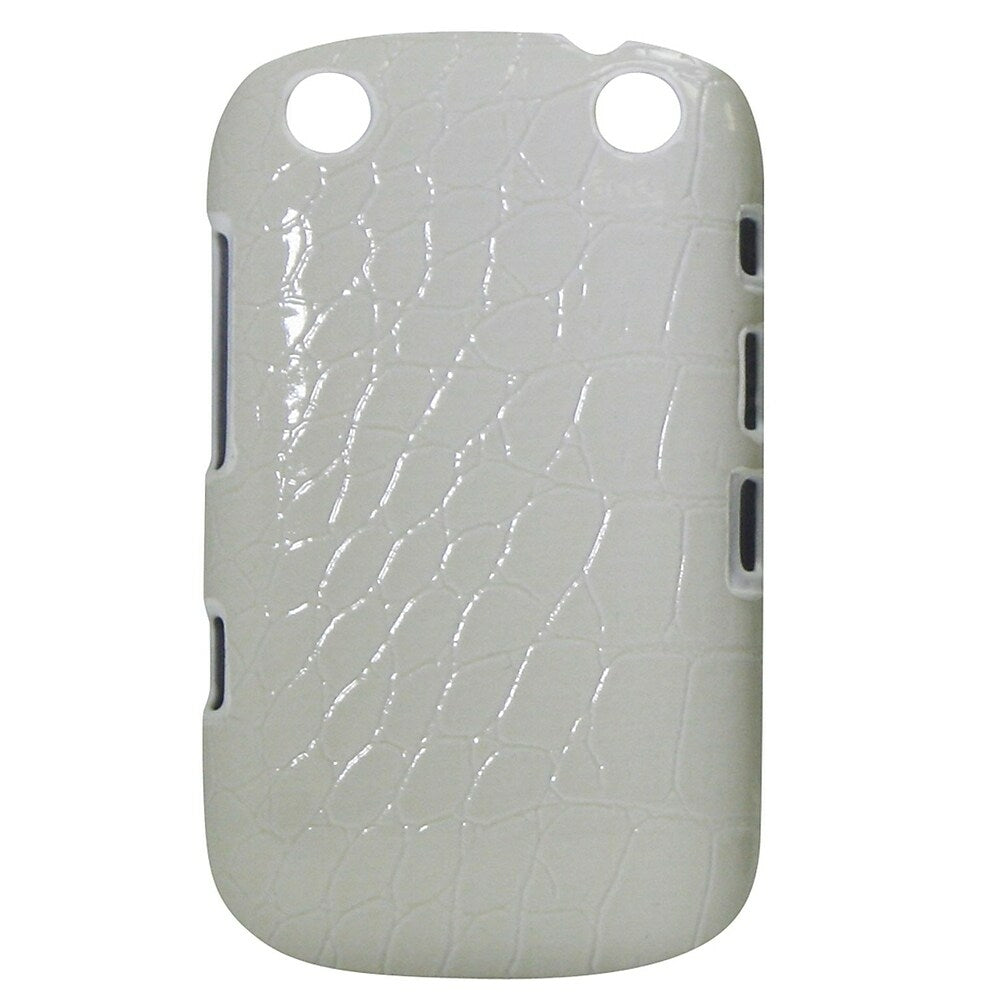 Image of Exian Crocodile Skin Case for Blackberry Curve 9320 - White